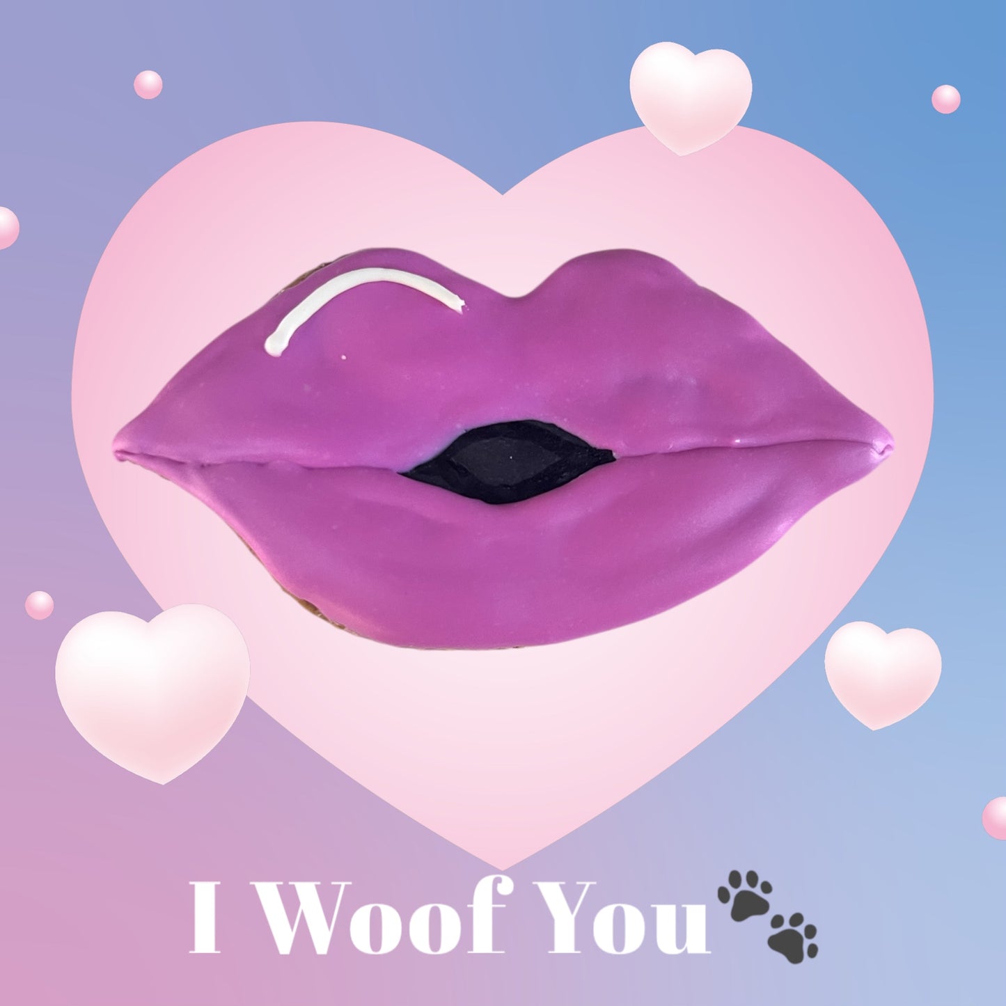I WOOF YOU ❤️ Decorated Cookies
